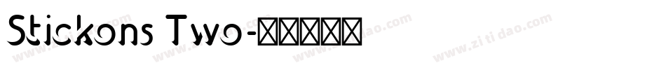 Stickons Two字体转换
